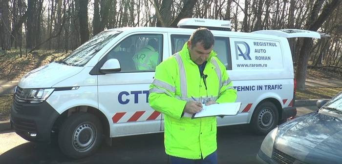 Verificări pe șosele: Acțiune comună a polițiștilor din Baia-Sprie și a reprezentanților RAR Maramureș pe linie de stare tehnică