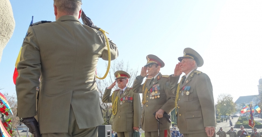 Generalul de brigadă (rtr) Haralambie Cacină a împlinit 98 de ani; „Am muncit mereu, dar în special mi-am iubit patria, pentru totdeauna” (FOTO)