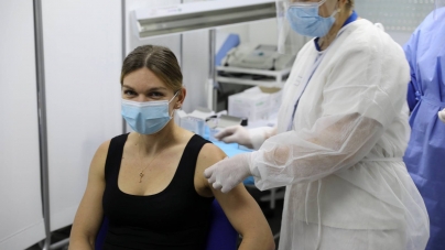 Simona Halep s-a vaccinat anti-COVID-19, astăzi, la Institutul Cantacuzino (FOTO)
