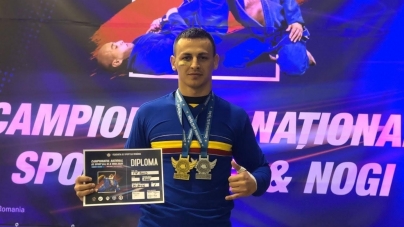 Jandarmul maramureşean Denis Pop – campion/vicecampion la Judo, Sambo și Jiu Jitsu Brazilian (FOTO) 