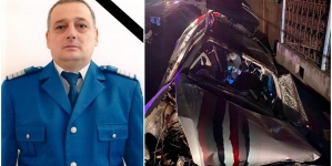 Tragic: Un jandarm maramureșean a decedat într-un teribil accident pe centura Gherlei. A intrat cu mașina într-un cap de pod. Mesajul IJJ (FOTO)