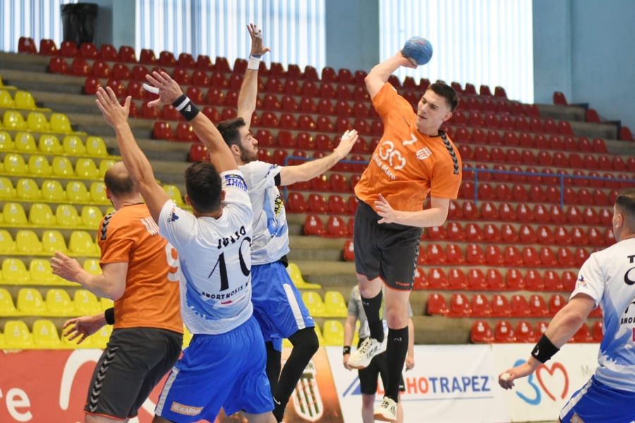 Handbal masculin, Europa. CS Minaur Baia Mare a pierdut manșa tur a sferturilor din EHF European Cup