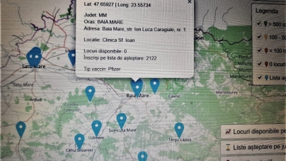 Util pentru maramureșeni: Este disponibilă harta interactivă a centrelor de vaccinare din țară, pe tipuri de vaccin. Vezi anunțul CNCAV