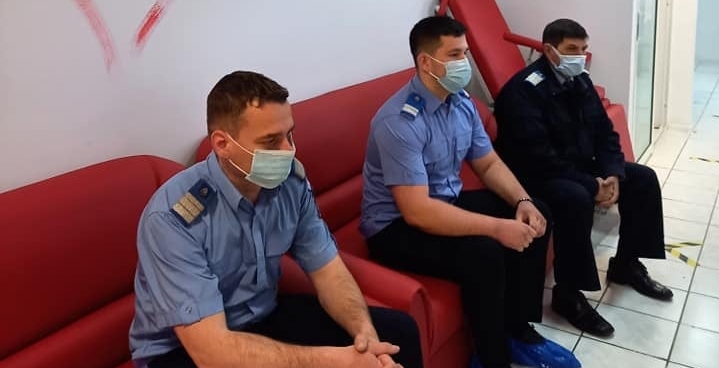 ,,Donează sânge! Salvează o viață”!: Jandarmii maramureșeni au donat iar sânge (FOTO)