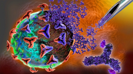 O nouă tulpină a virusului SARS-Cov-2 cu mutația E484K, care potrivit unor studii reduce eficiența vaccinului, descoperită în România