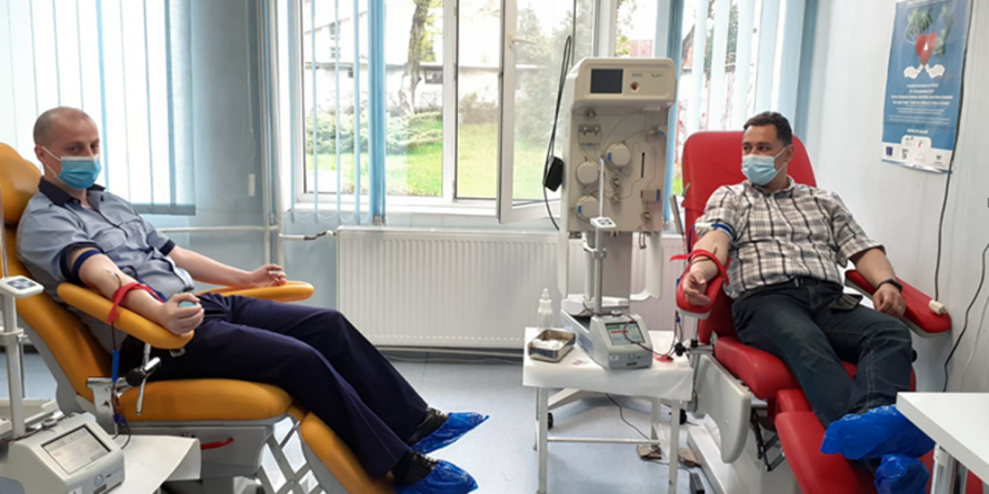 Poliţiştii Biroului Siguranța Școlară sunt solidari cu persoanele care au nevoie de sânge