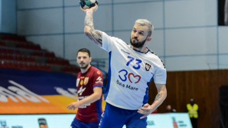 Handbal masculin, Liga Zimbrilor. Victorie pentru Alexandru Sabou la debutul pe banca tehnică. CS Minaur Baia Mare a învins CSM Reșița