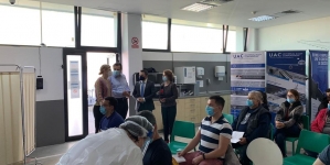 Vaccinarea în Maramureș: A început imunizarea în incinta marilor companii din județ! Centru temporar de vaccinare, deschis în incinta UACE în Dumbrăvița (FOTO)