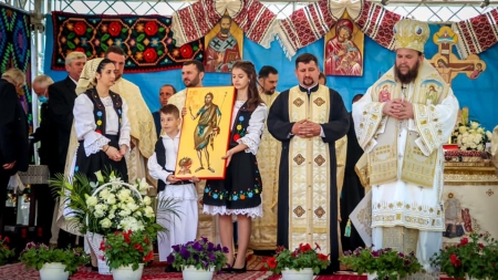 PS Timotei a târnosit biserica cu hramul „Sfinții Arhangheli Mihail și Gavriil” din Săliște, Protopopiatul Chioar