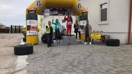 Automobilism. Natalia Iocsak (CS Minaur Baia Mare) a obținut două victorii în cadrul celei de-a doua etape a Campionatului Național de rally-sprint (FOTO)