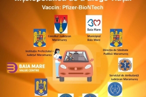 vaccinare anticovid19 afis centru baia mare 22 mai