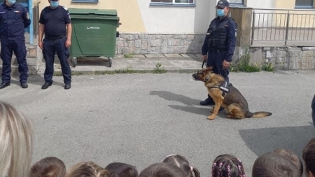 Jandarmii au petrecut câteva ore în mijlocul copiilor de la Grădinița „Otilia Cazimir” din Baia Mare