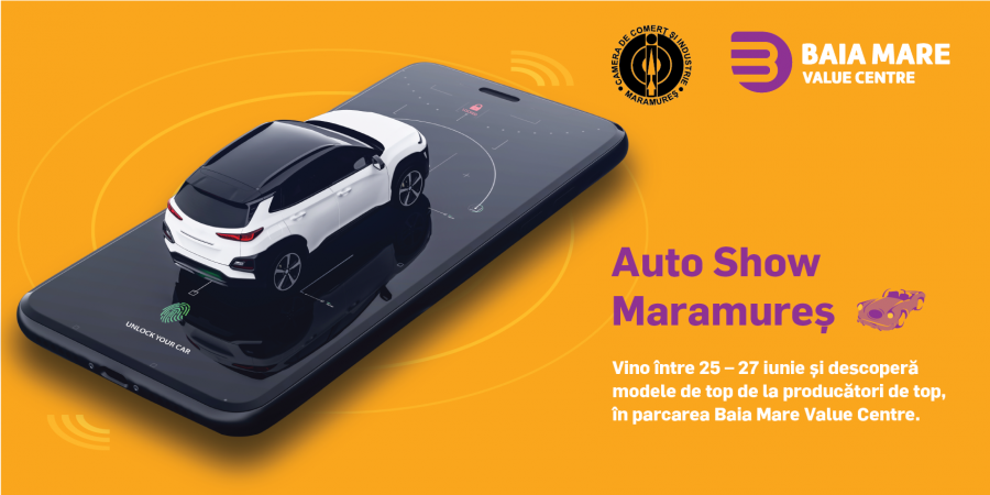 25-27 iunie: AUTO SHOW MARAMUREȘ – Expoziție de mașini noi, vehicule de teren, accesorii auto & tunning