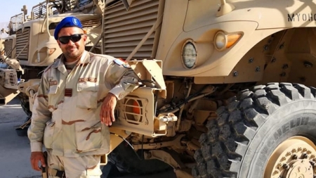 Merite recunoscute: Jandarmul maramureșean Daniel Lazăr a fost decorat de armata Statelor Unite ale Americii și de Ministerul Afacerilor Interne