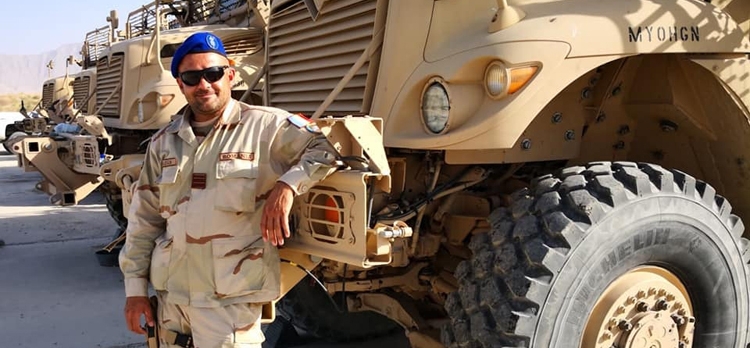 Merite recunoscute: Jandarmul maramureșean Daniel Lazăr a fost decorat de armata Statelor Unite ale Americii și de Ministerul Afacerilor Interne