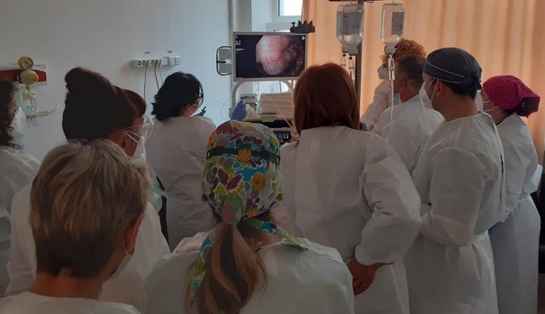 Reușită la Spitalul Județean: S-au rezolvat, cu succes, mai multe cazuri dificile de endoscopie digestivă intervențională