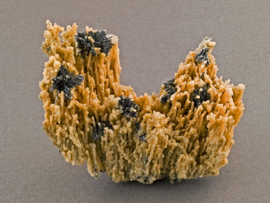 Frumusețile Maramureșului: Un eșantion deosebit provenit din Mina Herja, exponatul săptămânii la Muzeul de Mineralogie din Baia Mare (FOTO)