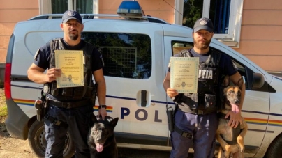 Merite recunoscute în Maramureș!: Membri ai Grupei Canine, felicitați după ce au reușit să prindă un traficant de droguri și autorii mai multor furturi! (FOTO)