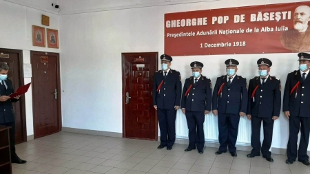 Final de carieră pentru cinci pompieri militari maramureșeni