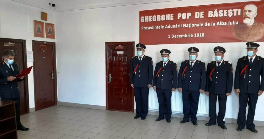 Final de carieră pentru cinci pompieri militari maramureșeni