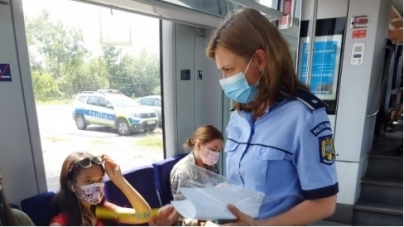 Acțiune în județul Maramureș: Campania „Selfie-ul pe tren, nu ia like-uri, ia vieți!” continuă și în vacanță! (FOTO)