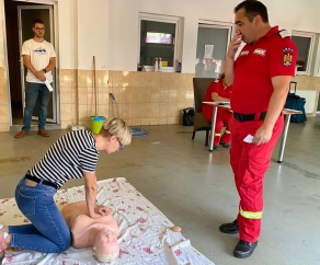 La sediul ISU Maramureș: 38 de voluntari au susținut examenul de absolvire a cursului de prim ajutor de bază