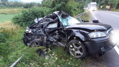Accident grav de circulație: Un tânăr în vârstă de 27 de ani din Valea Chioarului a suferit răni grave într-un eveniment rutier, în județul vecin Sălaj! (FOTO)