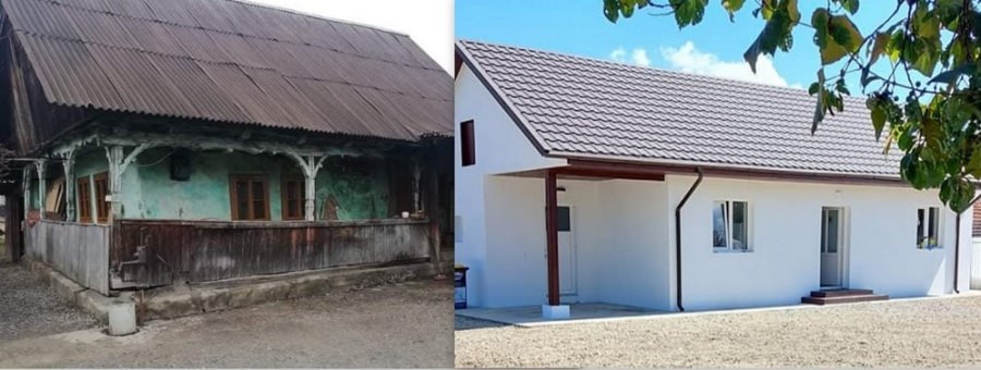 O realizare absolut superbă: Cum arată fericirea unui bine făcut efectiv din suflet în Maramureș! Micul Ciprian, 9 ani, acum are casă nouă, modernizată! (FOTO)
