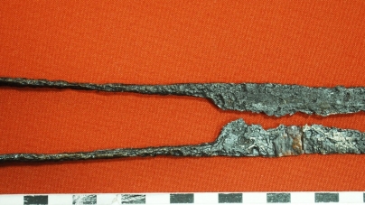 Foarfeca din fier din necropola celtică de la Ciumești este „exponatul săptămânii” la Muzeul de Istorie și Arheologie Maramureș