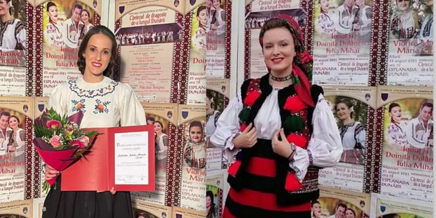Gabriela Ardusătan și Diana Topan s-au reîntors acasă cu premii de la Festivalului Internaţional de Folclor „Cântecul de dragoste de-a lungul Dunării” (FOTO)
