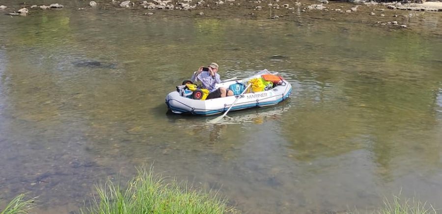 Aventura vieții: Profesorul băimărean Horea Nașcu și-a început expediția, având ca destinație Sulina, de 40 de zile, pe o distanță de 2.200 km! (VIDEO ȘI FOTO)