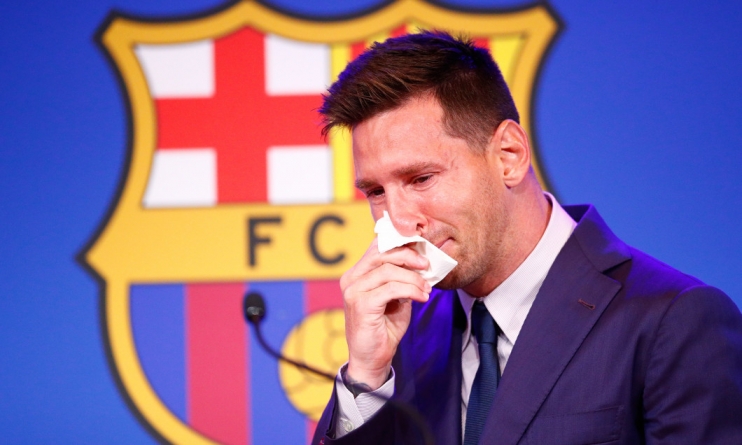 O legendă în viață: Leo Messi, în lacrimi la conferința de presă de ”adio” la Barcelona: ”Eu și familia mea voiam să rămânem aici”