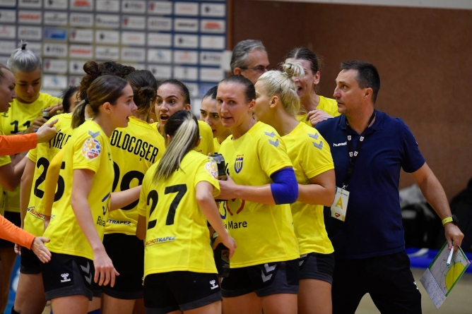 Handbal feminin, Cupa României. Minaur Baia Mare a întâlnit Rapid București în sferturile competiției, dar a ratat calificarea, în Final Four, la cinci goluri!