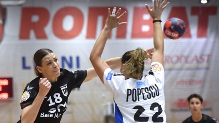 Handbal feminin, Cupa României. Minaur Baia Mare s-a calificat în sferturile competiției naționale după ce a învins Slatina. Va înfrunta Rapid București