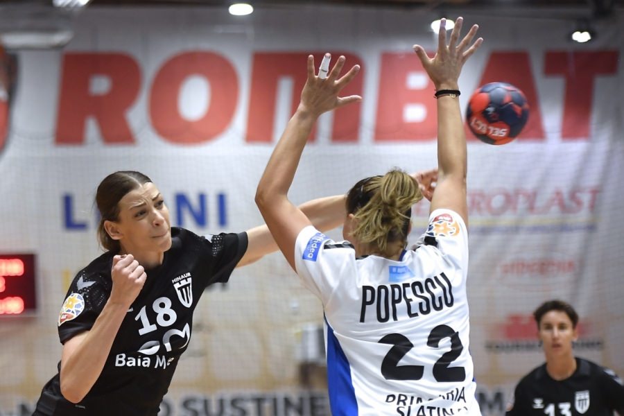 Handbal feminin, Cupa României. Minaur Baia Mare s-a calificat în sferturile competiției naționale după ce a învins Slatina. Va înfrunta Rapid București