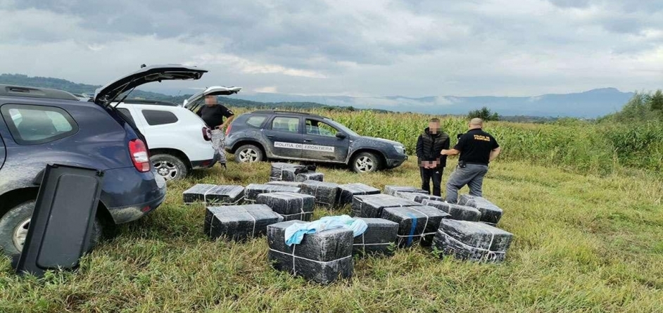 Acţiuni “în forţă” la graniţa cu Ucraina pentru combaterea contrabandei de ţigări; Aproximativ 37.000 de pachete cu țigări au fost confiscate