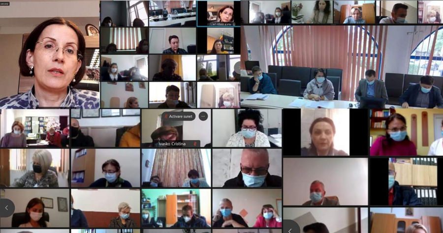 ISJ Maramureș, întâlnire online cu directorii unităților de învățământ; Ce au discutat