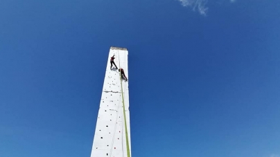 Vis devenit realitate: Lucrările la panoul de cățărat exterior din Târgu Lăpuș sunt gata (FOTO)