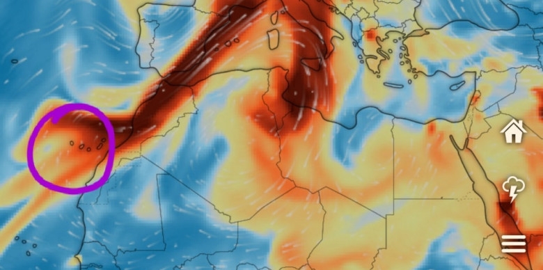 Norul de poluanți generat de vulcanul din La Palma ajunge în România. Intră pe la Timișoara și până luni seară se extinde în toată țara