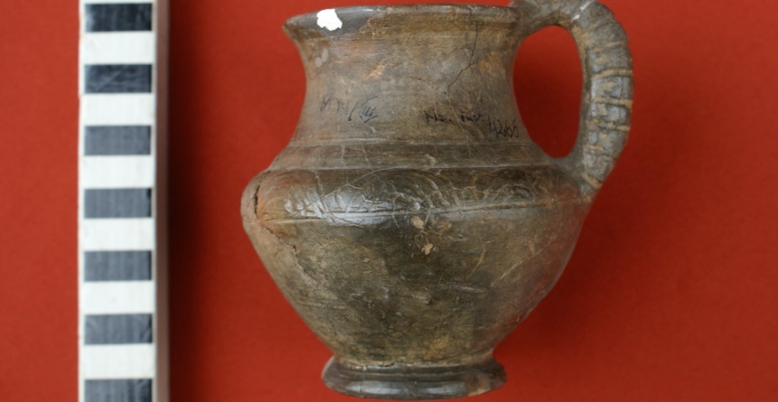 O cană celtică de la Ciumești este „exponatului săptămânii” la Muzeul Județean de Istorie și Arheolgie Maramureș