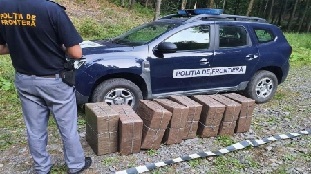 Contrabanda e în floare: Țigări în valoare de peste 52.000 de lei confiscate la frontiera cu Ucraina