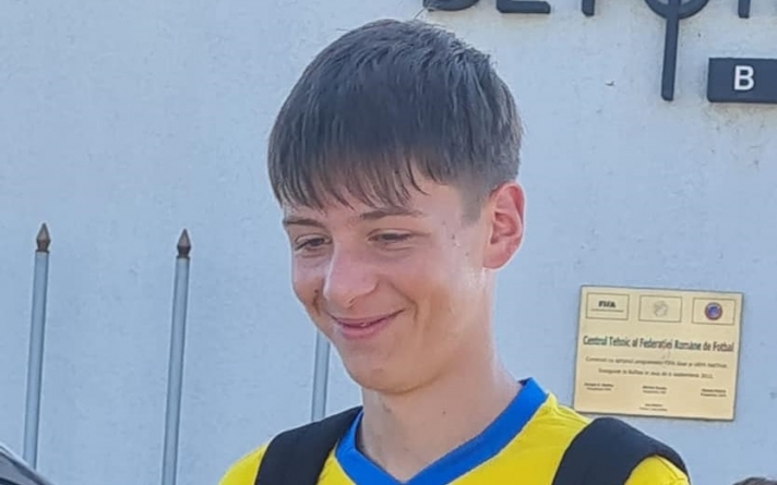 Perspectivă de carieră frumoasă!: Sportiv din Maramureș al Viitorului Sighetu Marmației, acum convocat la echipa națională de fotbal Under15 a României! (FOTO)