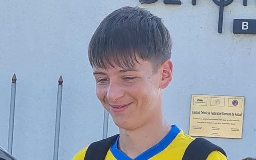 Perspectivă de carieră frumoasă!: Sportiv din Maramureș al Viitorului Sighetu Marmației, acum convocat la echipa națională de fotbal Under15 a României! (FOTO)