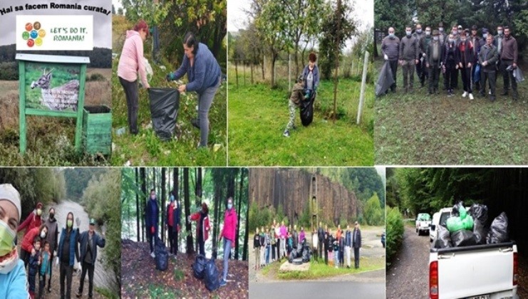 Ziua de curățenie generală în județul Maramureș: Cunoscuta campanie derulată la nivel național, „Let’s Do It Romania”, și-a atins scopul și în pandemie! (FOTO)