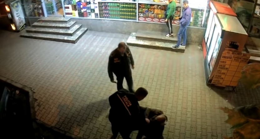 Un nou scandal nocturn: În Baia Mare, un bărbat a fost, pe bd Unirii, trântit, de un polițist local. Care o fi de fapt tot adevărul? (FOTO)