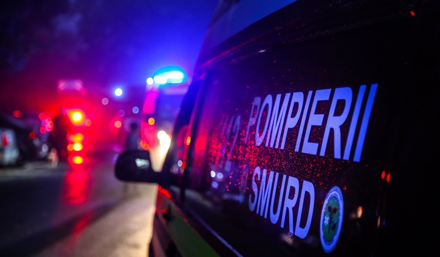 Accident rutier în Buzești; Un bărbat a ajuns la spital