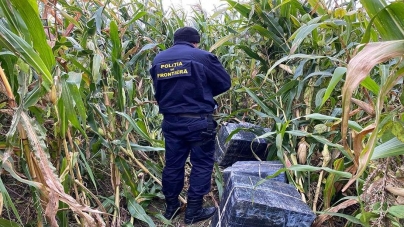 Împușcături și aproximativ 10.000 de pachete cu țigări confiscate de polițiștii de frontieră maramureșeni