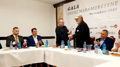Prețuirea unei activități îndelungate: Scriitorului și jurnalistului Marian Ilea i-a fost acordat marele premiu al Galei Presei Maramureșene de la Borșa (FOTO)