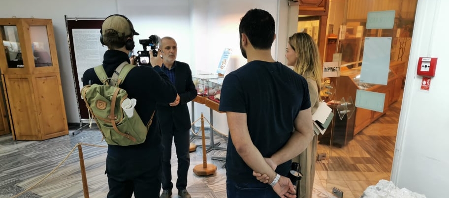 Televiziunea Națională din Danemarca a filmat la Muzeul Județean de Mineralogie Baia Mare