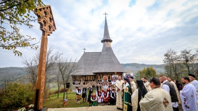 A fost hramul Mănăstirii Strâmtura (FOTO)